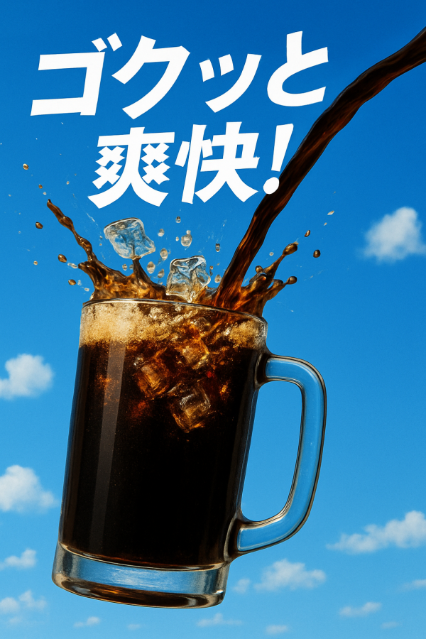 アイスコーヒー　喉ごし